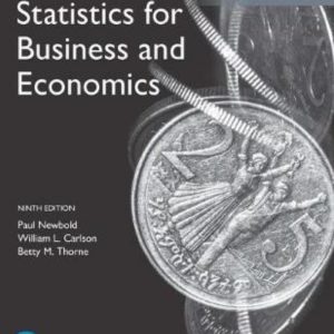 Newbold: Statistics for Business and Economics EBOOK+MYLAB CODE
