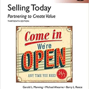 Selling Today: Partnering to Create Value, Global Edition EBOOK+MYLABCODE